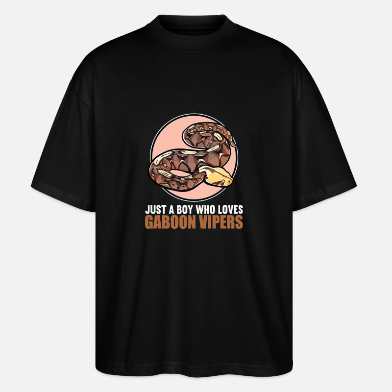 Gabon Vipers Gabon Vipers - T-shirt bio Blaster 2.0 coupe oversize Stanley/Stella Unisexe - noir