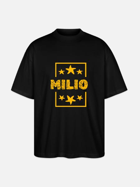 Milio - Stanley/Stella Oversized Unisex Bio T-Shirt Blaster 2.0 - Schwarz