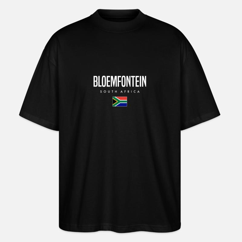 Bloemfontein, Afrique du Sud - T-shirt bio Blaster 2.0 coupe oversize Stanley/Stella Unisexe - noir