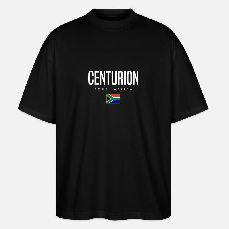 Centurion, Afrique du Sud - T-shirt bio Blaster 2.0 coupe oversize Stanley/Stella Unisexe - noir