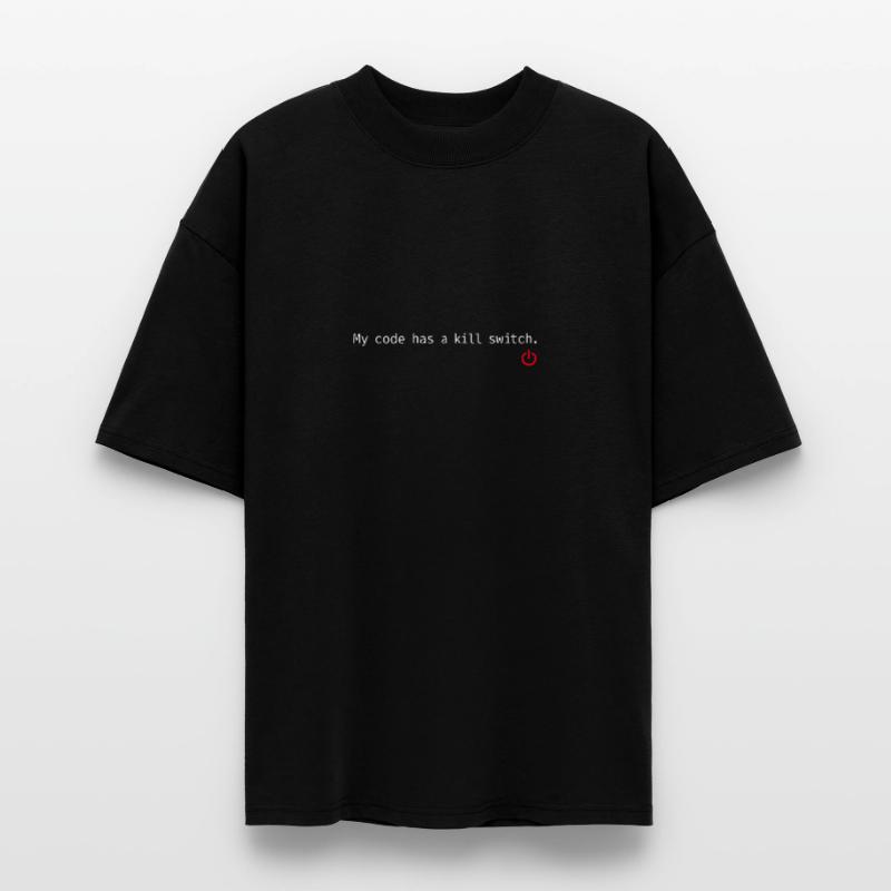 Cybersecurity Info Sec White Hat Hacker Ethical Stanley/Stella Oversized Unisex Organic T-shirt Blaster 2.0