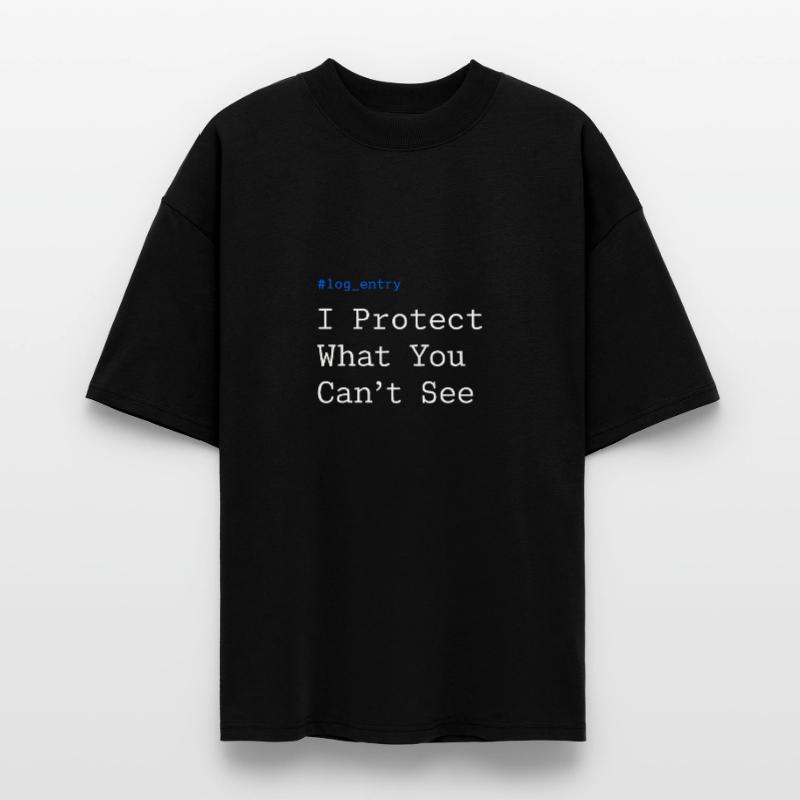 Cybersecurity Info Sec White Hat Hacker Ethical Stanley/Stella Oversized Unisex Organic T-shirt Blaster 2.0