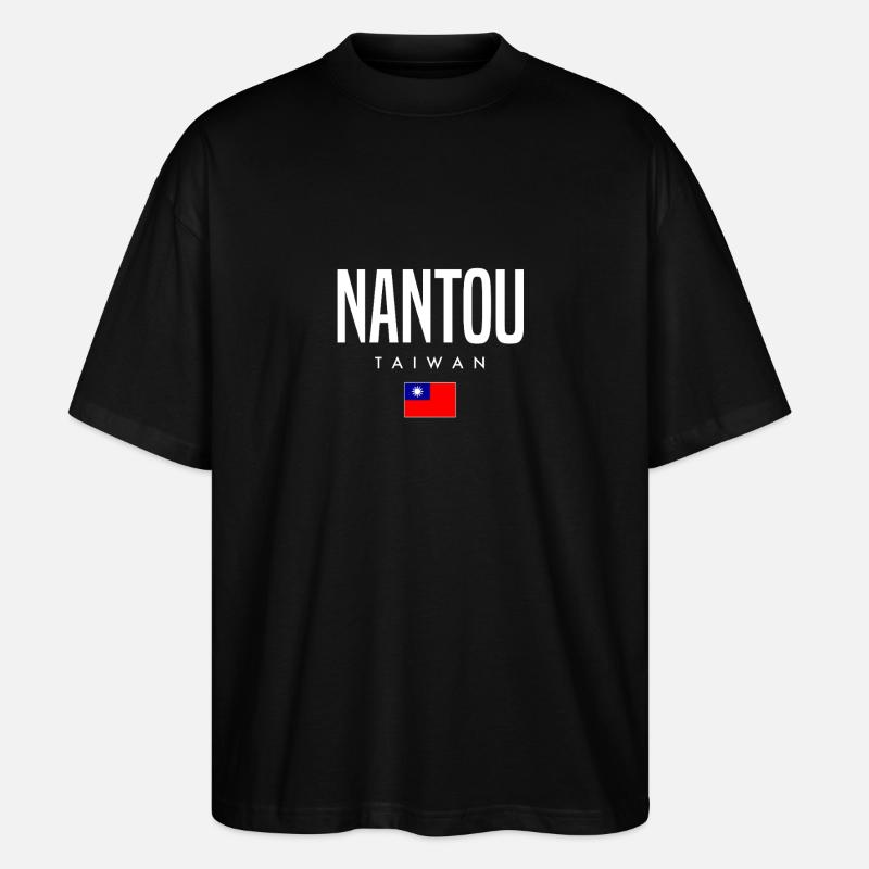 Nantou Taiwan - Stanley/Stella Oversized Unisex Bio T-Shirt Blaster 2.0 - Schwarz