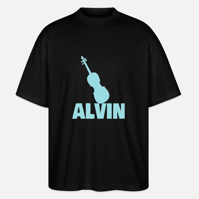 Alvin - Stanley/Stella Oversized Unisex Bio T-Shirt Blaster 2.0 - Schwarz