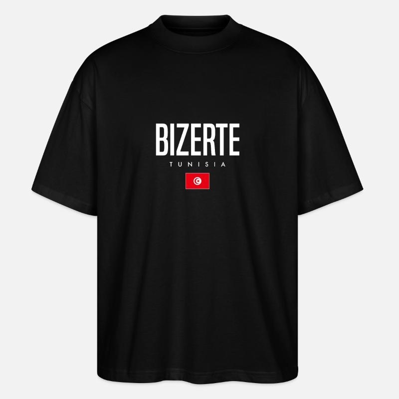 Bizerte Tunisia - Stanley/Stella Oversized Unisex Organic T-shirt Blaster 2.0 - black