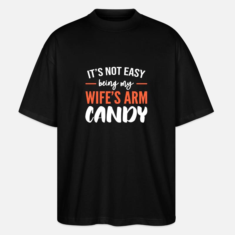 Arm Candy Ehemann - Stanley/Stella Oversized Unisex Bio T-Shirt Blaster 2.0 - Schwarz