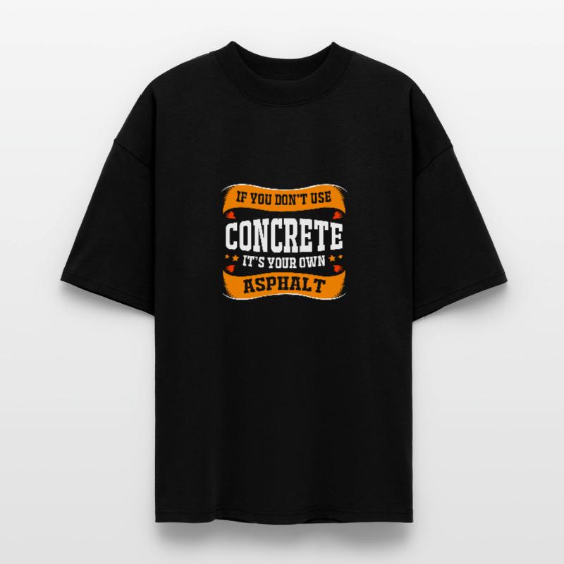 Construction worker construction site Stanley/Stella Oversized Unisex Organic T-shirt Blaster 2.0