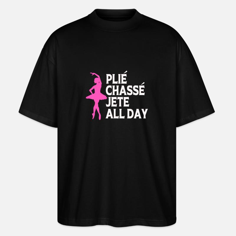 Danseuse de ballet - T-shirt bio Blaster 2.0 coupe oversize Stanley/Stella Unisexe - noir