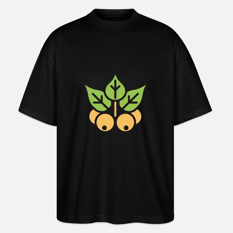 Kichererbse - Stanley/Stella Oversized Unisex Bio T-Shirt Blaster 2.0 - Schwarz