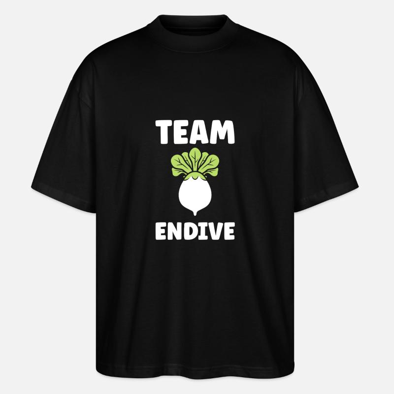 Endive - Stanley/Stella Oversized Unisex Organic T-shirt Blaster 2.0 - black