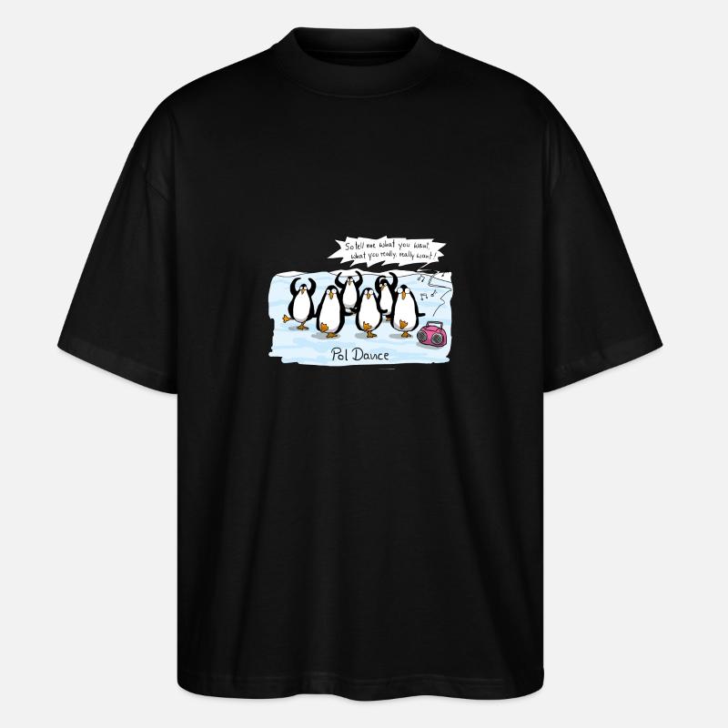 Poldance - Stanley/Stella Oversized Unisex Bio T-Shirt Blaster 2.0 - Schwarz
