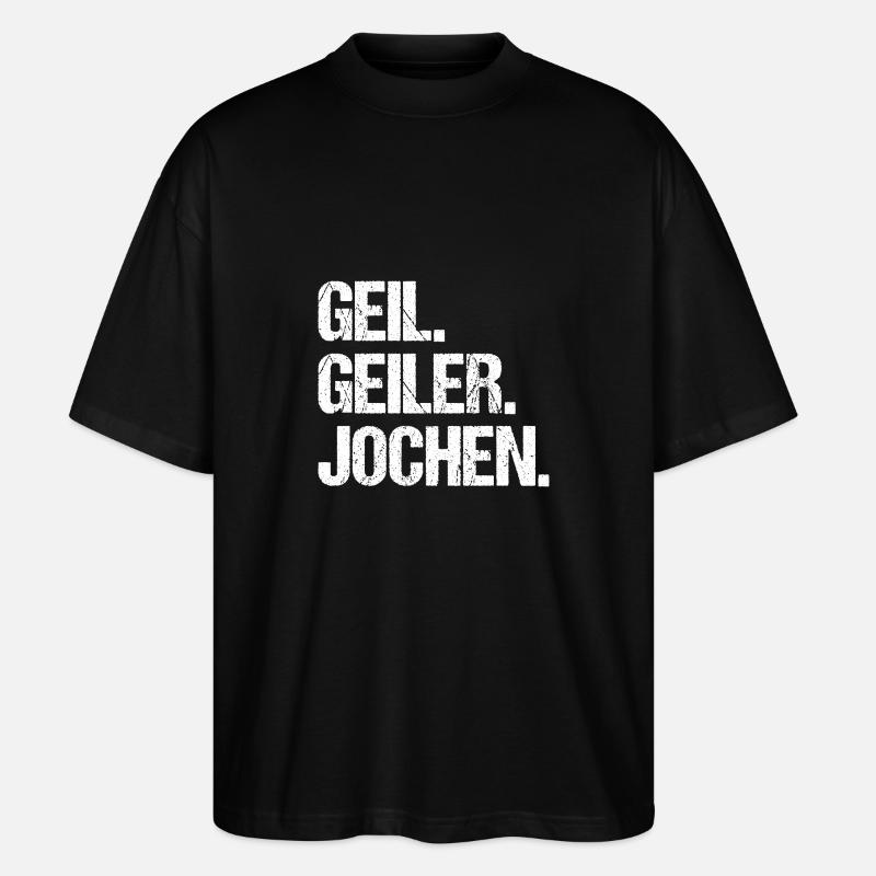Jochen - T-shirt bio Blaster 2.0 coupe oversize Stanley/Stella Unisexe - noir