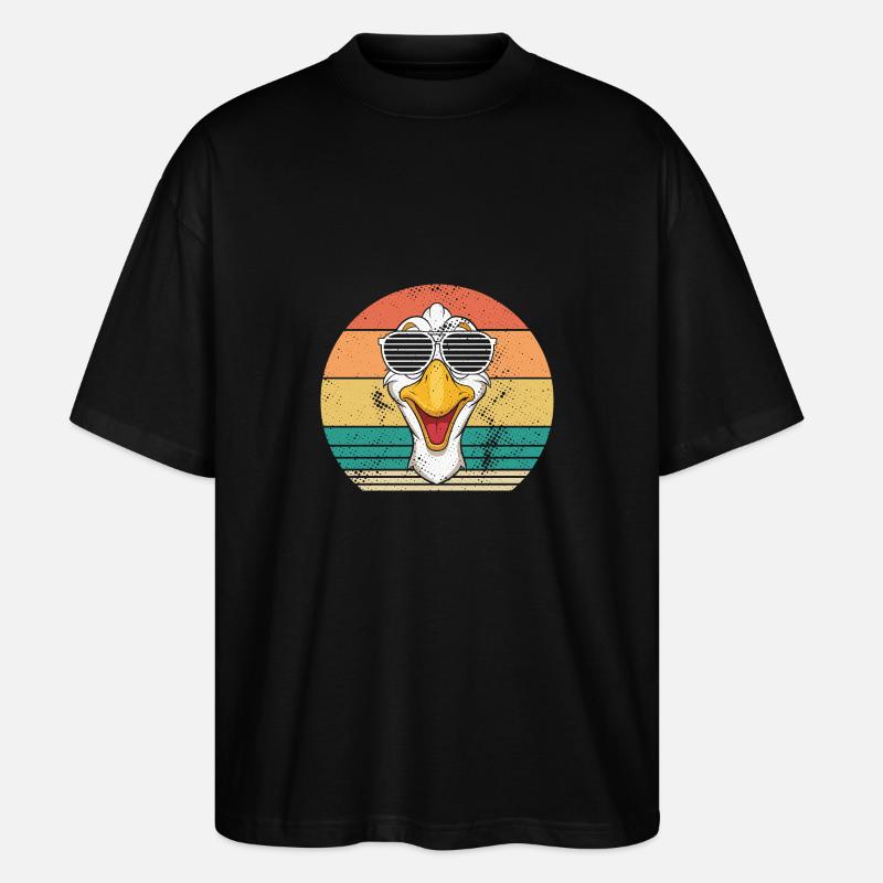 Gans - Stanley/Stella Oversized Unisex Bio T-Shirt Blaster 2.0 - Schwarz