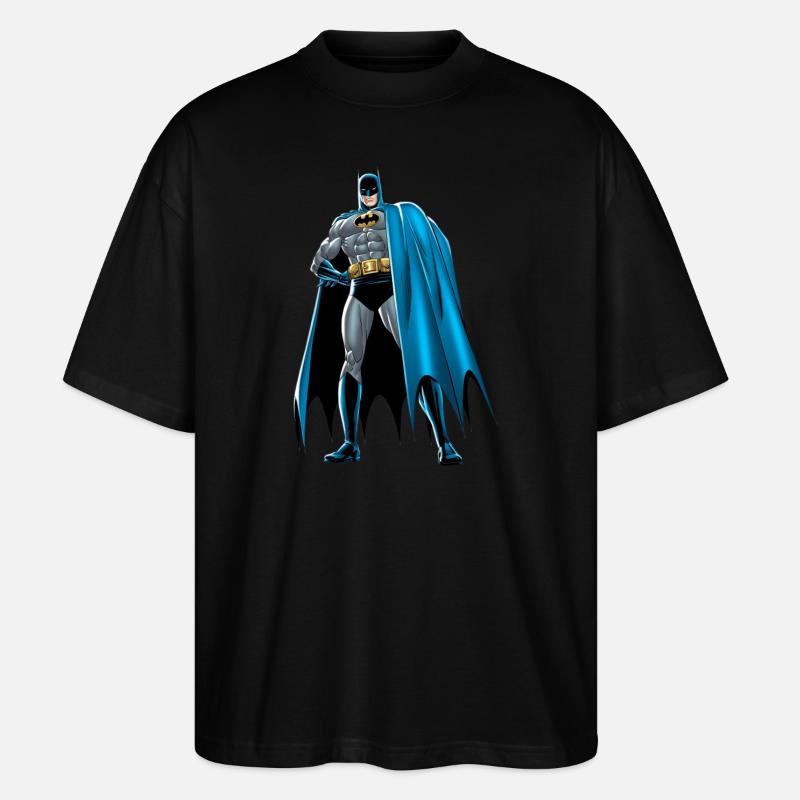 Batman blauer Umhang Pose - Stanley/Stella Oversized Unisex Bio T-Shirt Blaster 2.0 - Schwarz
