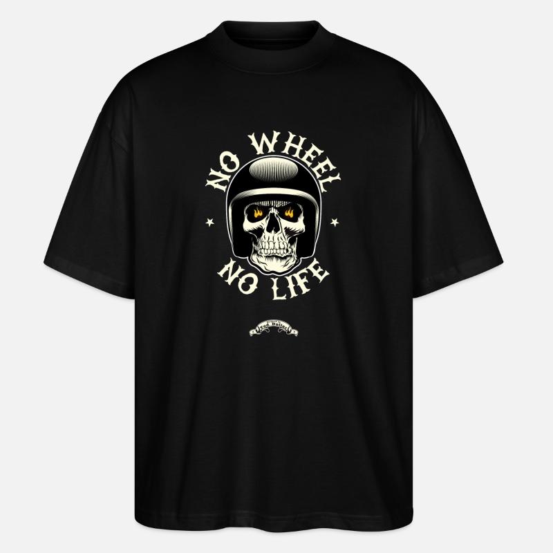 Kein Rad Kein Leben - Stanley/Stella Oversized Unisex Bio T-Shirt Blaster 2.0 - Schwarz