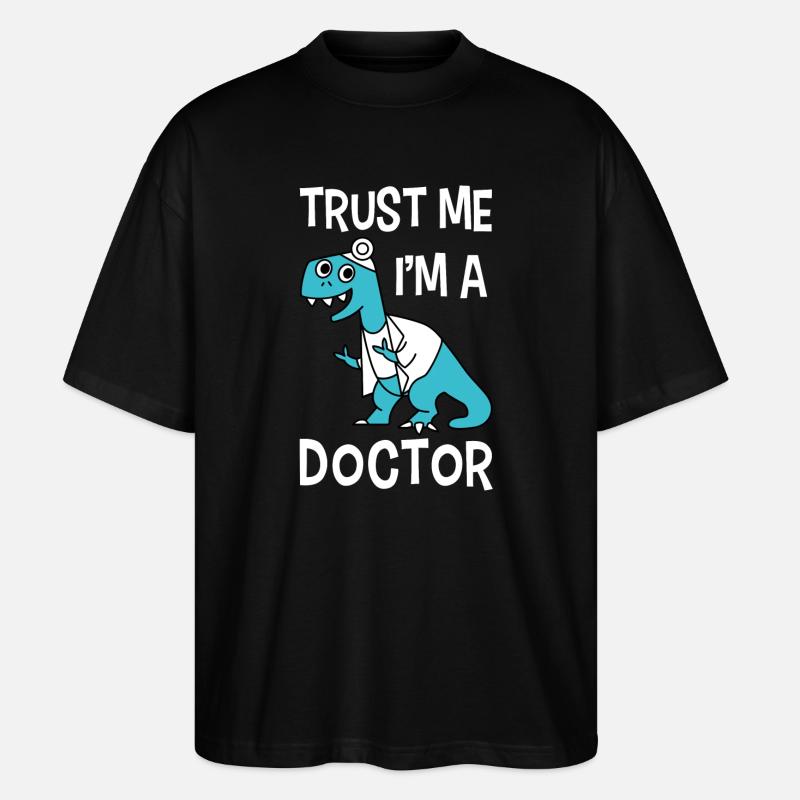 Arzt Doktor - Stanley/Stella Oversized Unisex Bio T-Shirt Blaster 2.0 - Schwarz