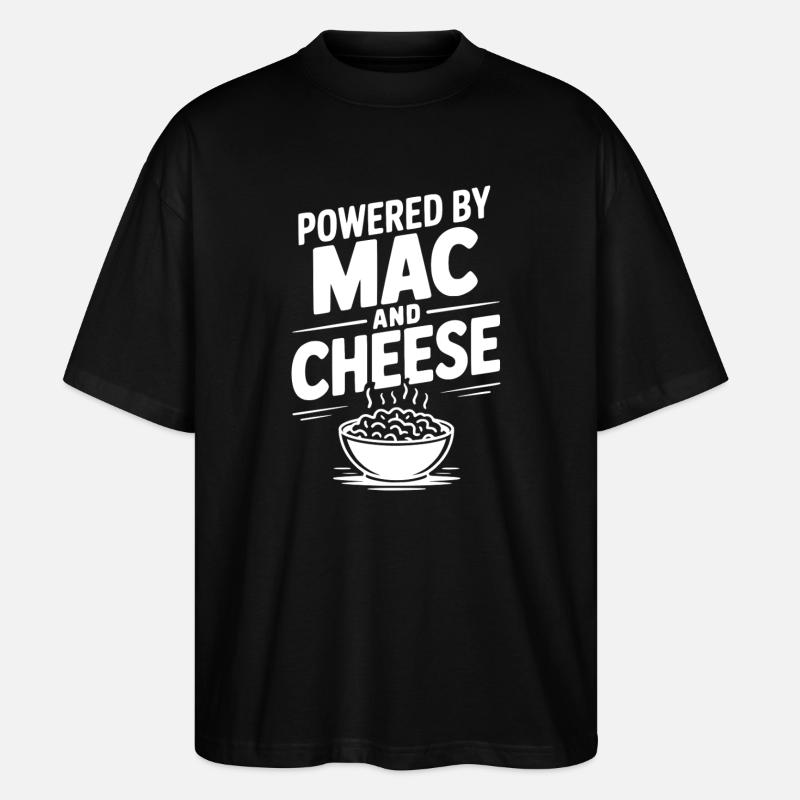 Propulsé par Mac and Cheese - T-shirt bio Blaster 2.0 coupe oversize Stanley/Stella Unisexe - noir