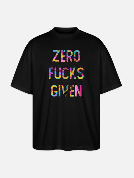 Sarcasm Sayings Graphic - Stanley/Stella Oversized Unisex Organic T-shirt Blaster 2.0 - black