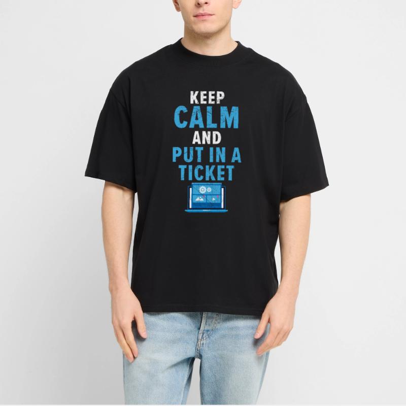 Technical Support Fixes your self-problems on a daily basis Stanley/Stella Oversized Unisex Organic T-shirt Blaster 2.0
