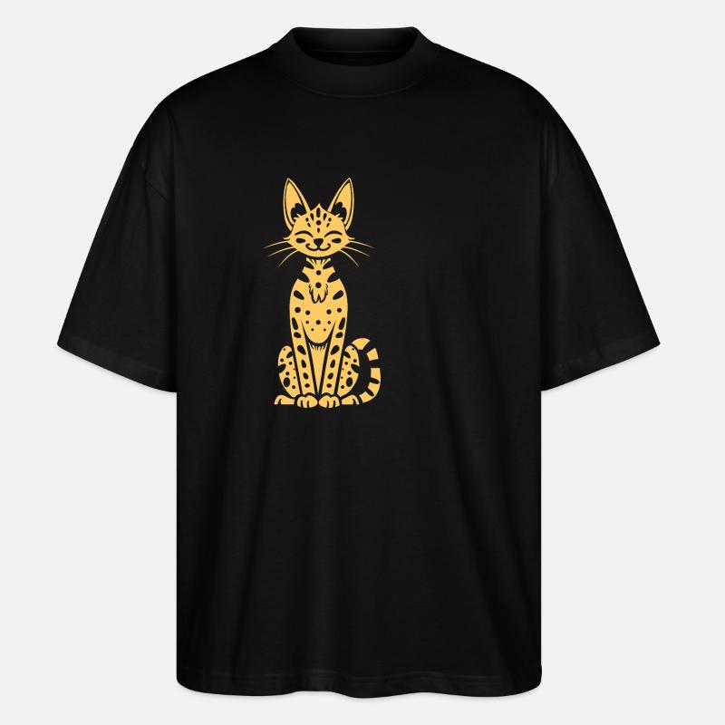 Serval - Stanley/Stella Oversized Unisex Bio T-Shirt Blaster 2.0 - Schwarz