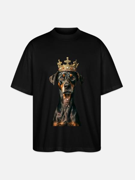 Doberman - T-shirt bio Blaster 2.0 coupe oversize Stanley/Stella Unisexe - noir