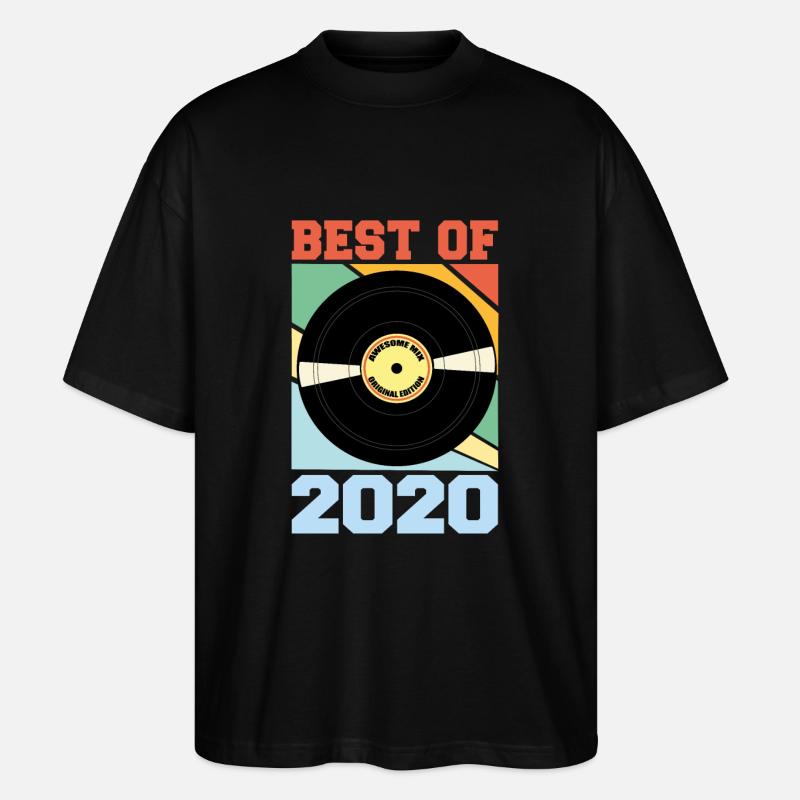 Le meilleur de 2020 - T-shirt bio Blaster 2.0 coupe oversize Stanley/Stella Unisexe - noir
