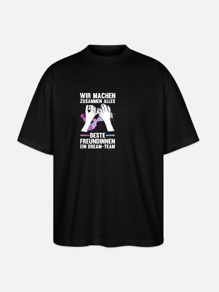 Best friend - Stanley/Stella Oversized Unisex Organic T-shirt Blaster 2.0 - black