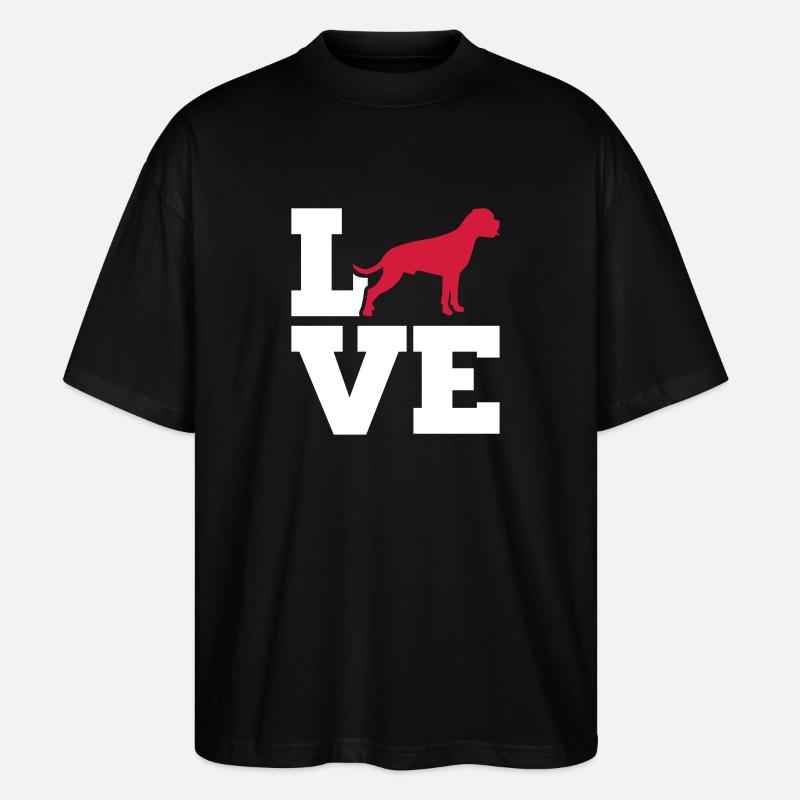 Boxer - T-shirt bio Blaster 2.0 coupe oversize Stanley/Stella Unisexe - noir