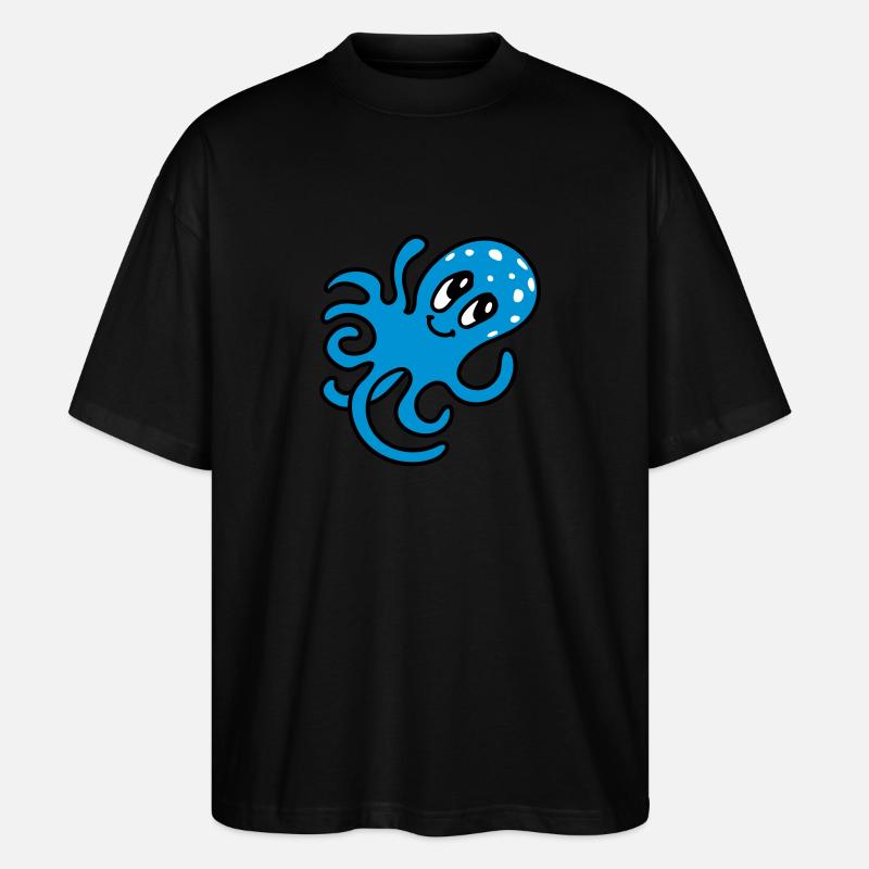 Octopus - Octopus 3 - T-shirt bio Blaster 2.0 coupe oversize Stanley/Stella Unisexe - noir