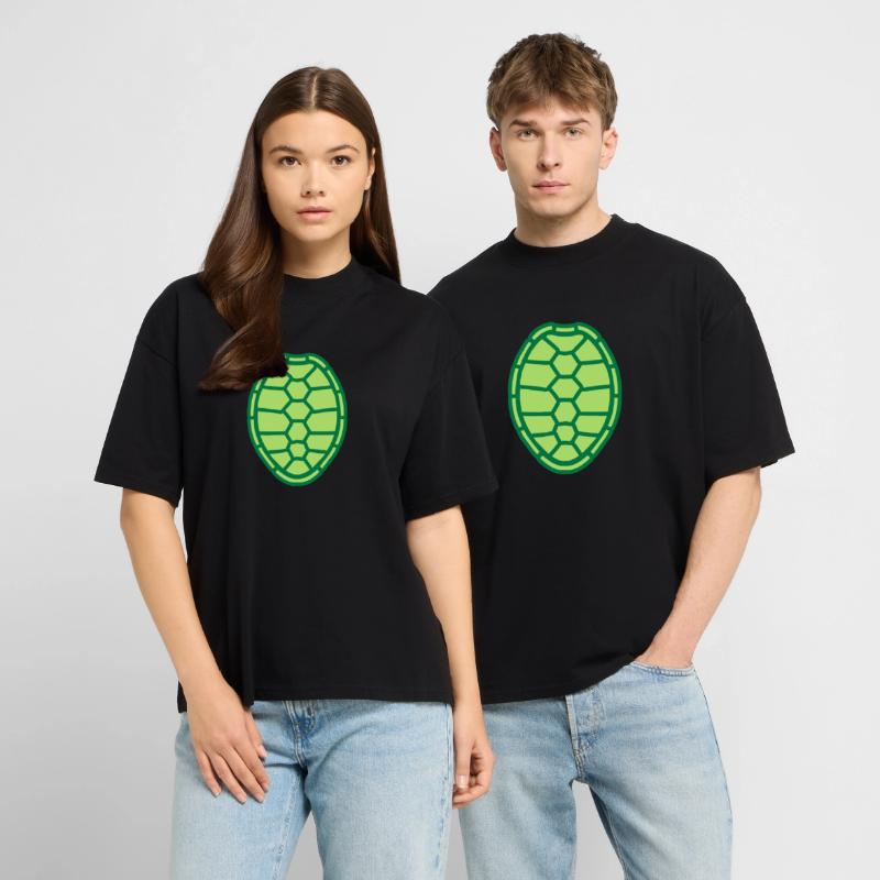 turtle shell design logo comic cartoon turtle armo Stanley/Stella Oversized Unisex Organic T-shirt Blaster 2.0