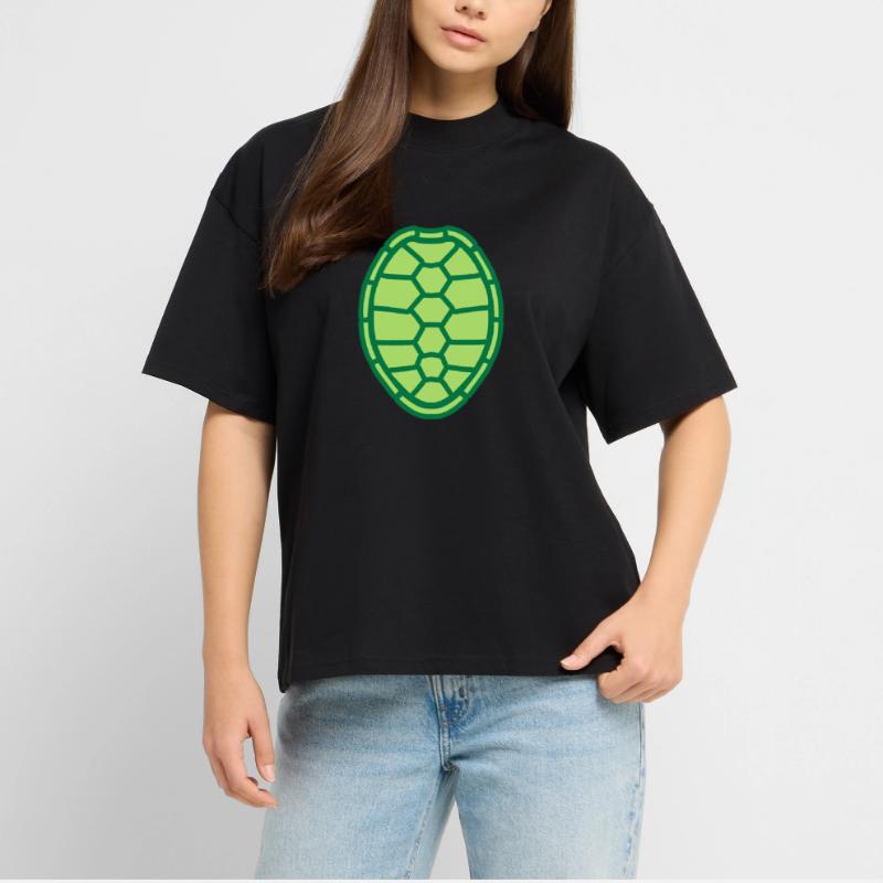 turtle shell design logo comic cartoon turtle armo Stanley/Stella Oversized Unisex Organic T-shirt Blaster 2.0