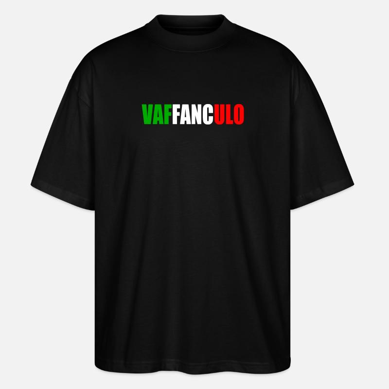 Vaffanculo - Stanley/Stella Oversized Unisex Organic T-shirt Blaster 2.0 - black
