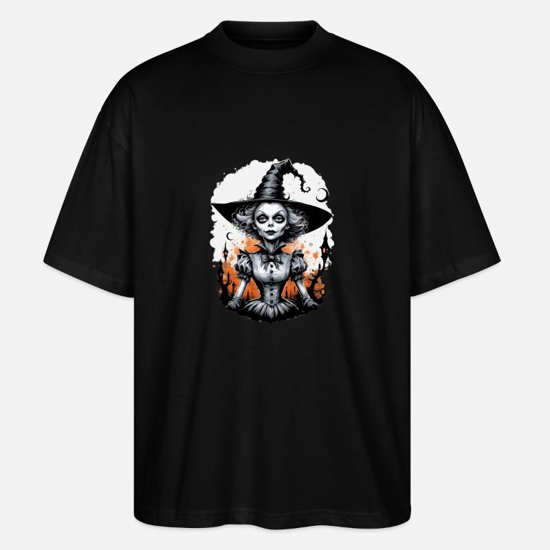 sorcière classique 3 - T-shirt bio Blaster 2.0 coupe oversize Stanley/Stella Unisexe - noir