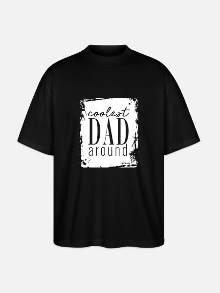 Best Dad - Stanley/Stella Oversized Unisex Organic T-shirt Blaster 2.0 - black