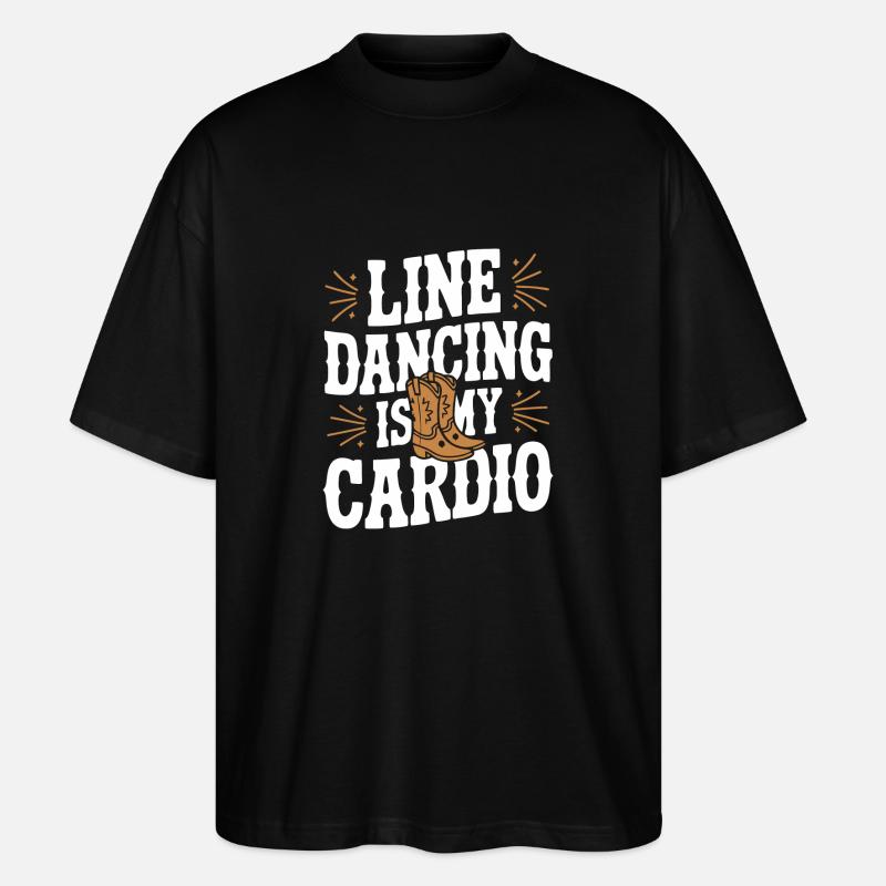 Danse en ligne Danseurs - T-shirt bio Blaster 2.0 coupe oversize Stanley/Stella Unisexe - noir