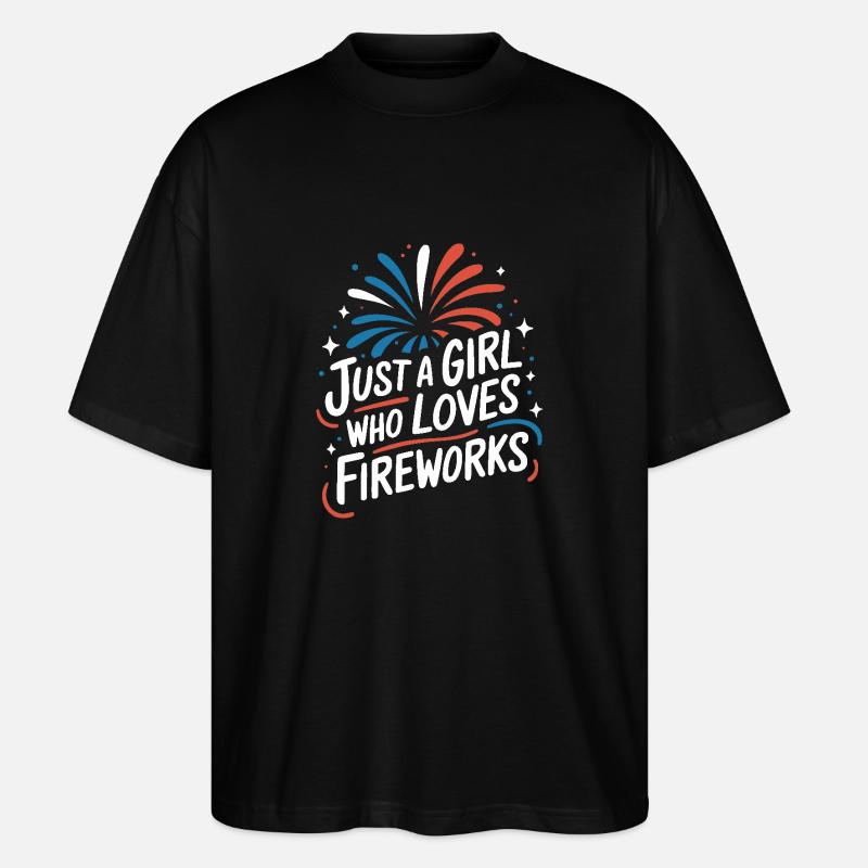 Pyrotechnie Feux d’artifice Pyrotechnie - T-shirt bio Blaster 2.0 coupe oversize Stanley/Stella Unisexe - noir