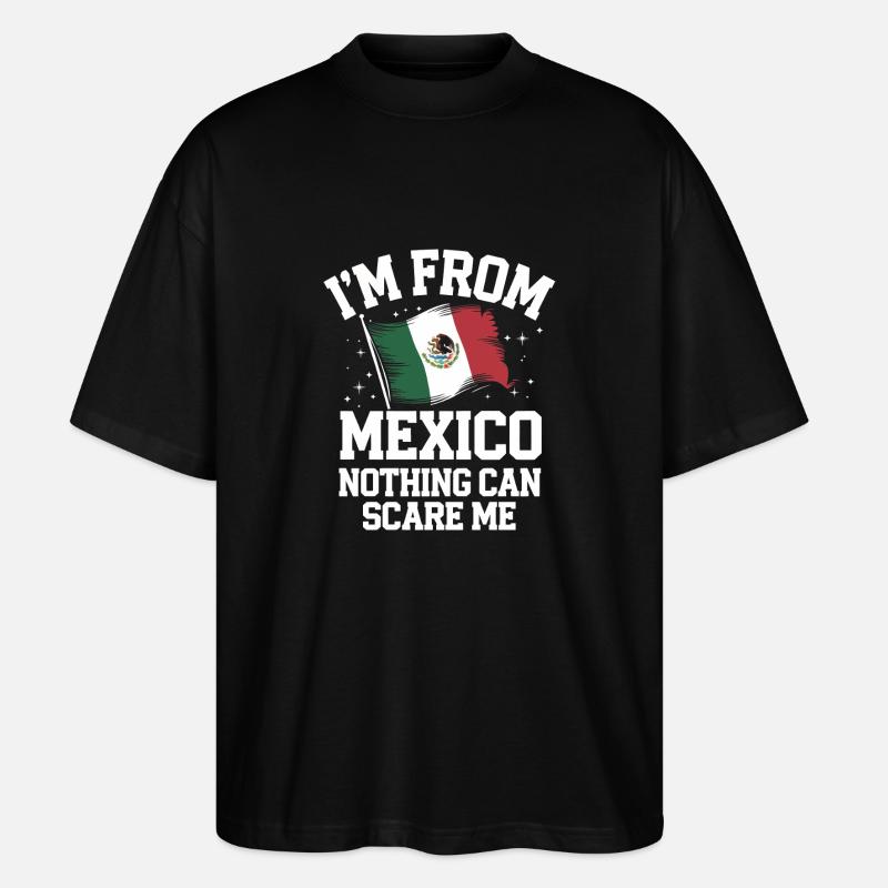 Mexique Mexique Mexicain Espagnol - T-shirt bio Blaster 2.0 coupe oversize Stanley/Stella Unisexe - noir