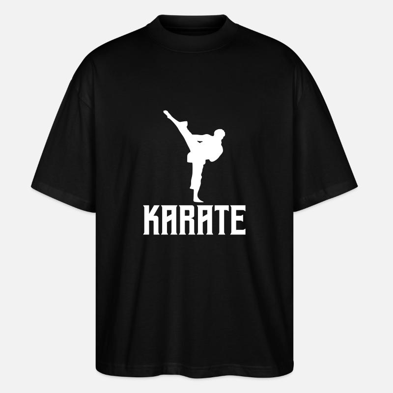karate - Stanley/Stella Oversized Unisex Bio T-Shirt Blaster 2.0 - Schwarz