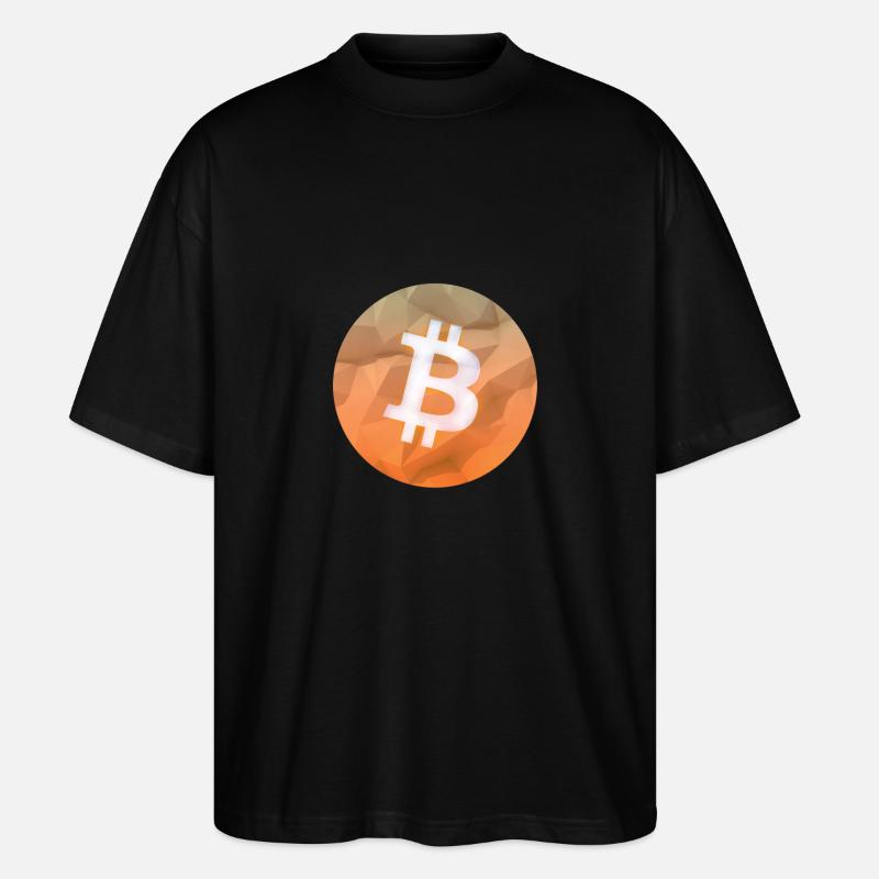 Bitcoin - Stanley/Stella Oversized Unisex Bio T-Shirt Blaster 2.0 - Schwarz