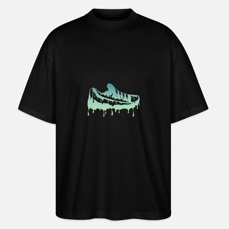 Bunte Schuhe - Stanley/Stella Oversized Unisex Bio T-Shirt Blaster 2.0 - Schwarz