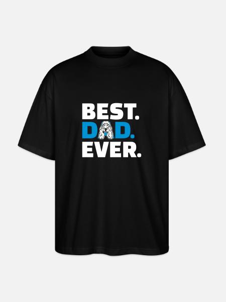 Cocker Spaniel - Stanley/Stella Oversized Unisex Bio T-Shirt Blaster 2.0 - Schwarz