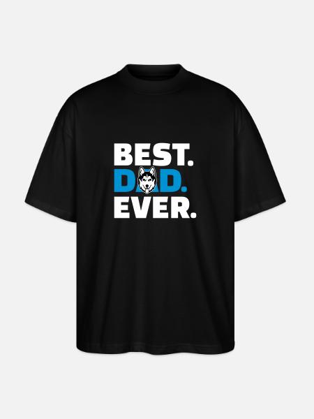 Husky - T-shirt bio Blaster 2.0 coupe oversize Stanley/Stella Unisexe - noir