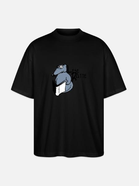 bookworm - Stanley/Stella Oversized Unisex Organic T-shirt Blaster 2.0 - black