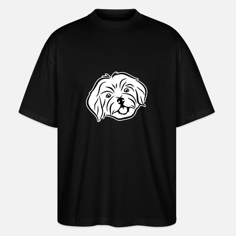 Havanese - T-shirt bio Blaster 2.0 coupe oversize Stanley/Stella Unisexe - noir