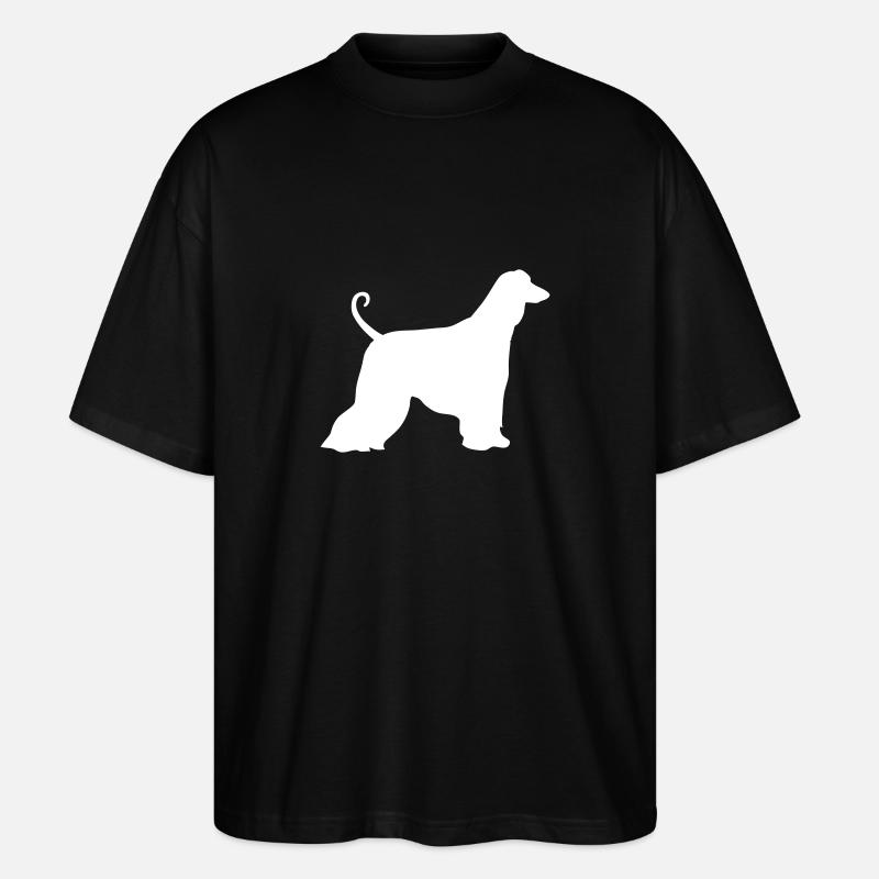 Afghan Hound - T-shirt bio Blaster 2.0 coupe oversize Stanley/Stella Unisexe - noir