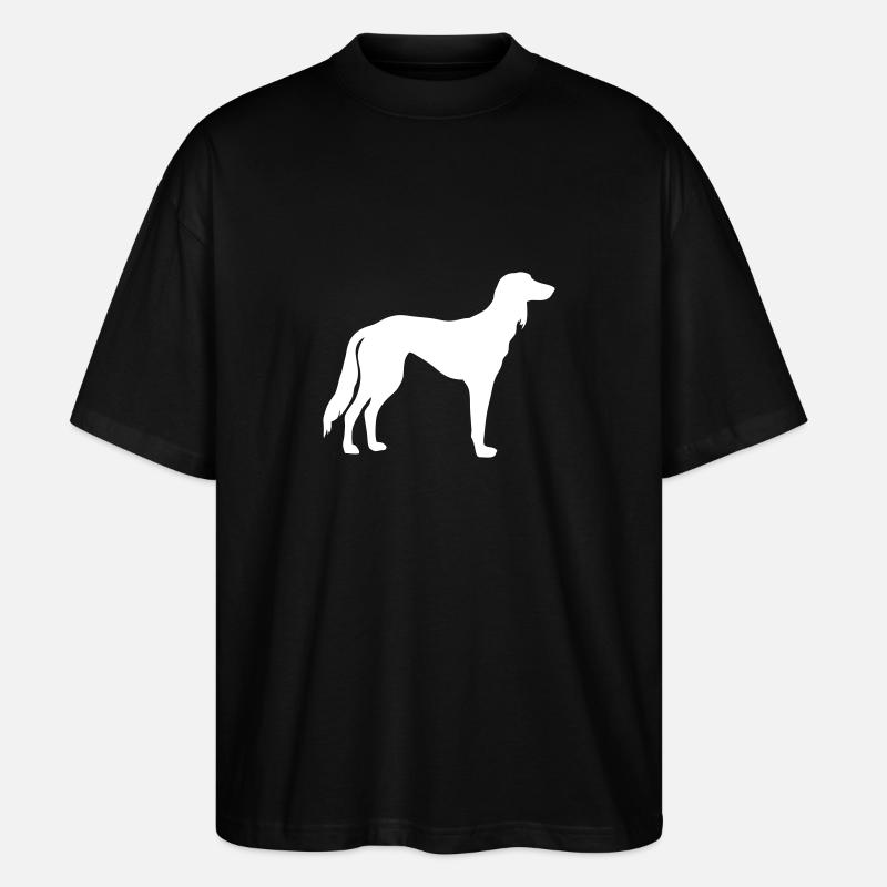 Saluki - T-shirt bio Blaster 2.0 coupe oversize Stanley/Stella Unisexe - noir