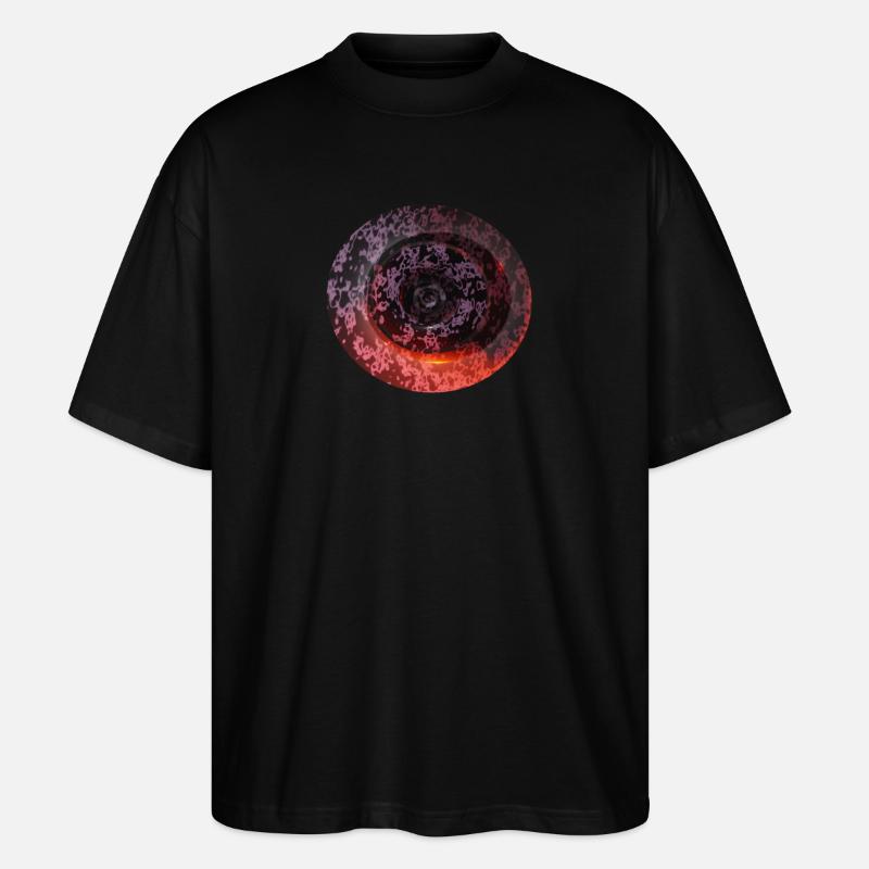 Artist Design , Auge - Stanley/Stella Oversized Unisex Bio T-Shirt Blaster 2.0 - Schwarz