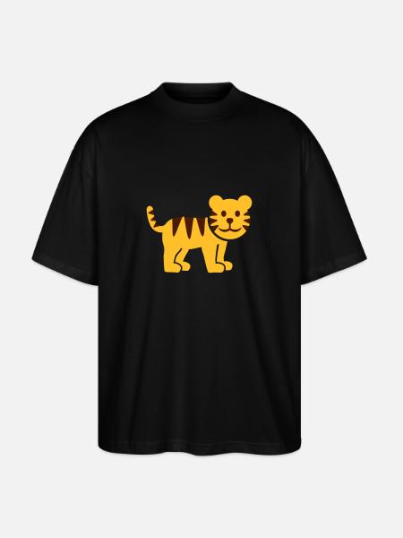 Tiger - Stanley/Stella Oversized Unisex Bio T-Shirt Blaster 2.0 - Schwarz
