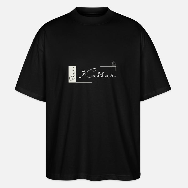 Bierkultur Bierglas - Stanley/Stella Oversized Unisex Bio T-Shirt Blaster 2.0 - Schwarz