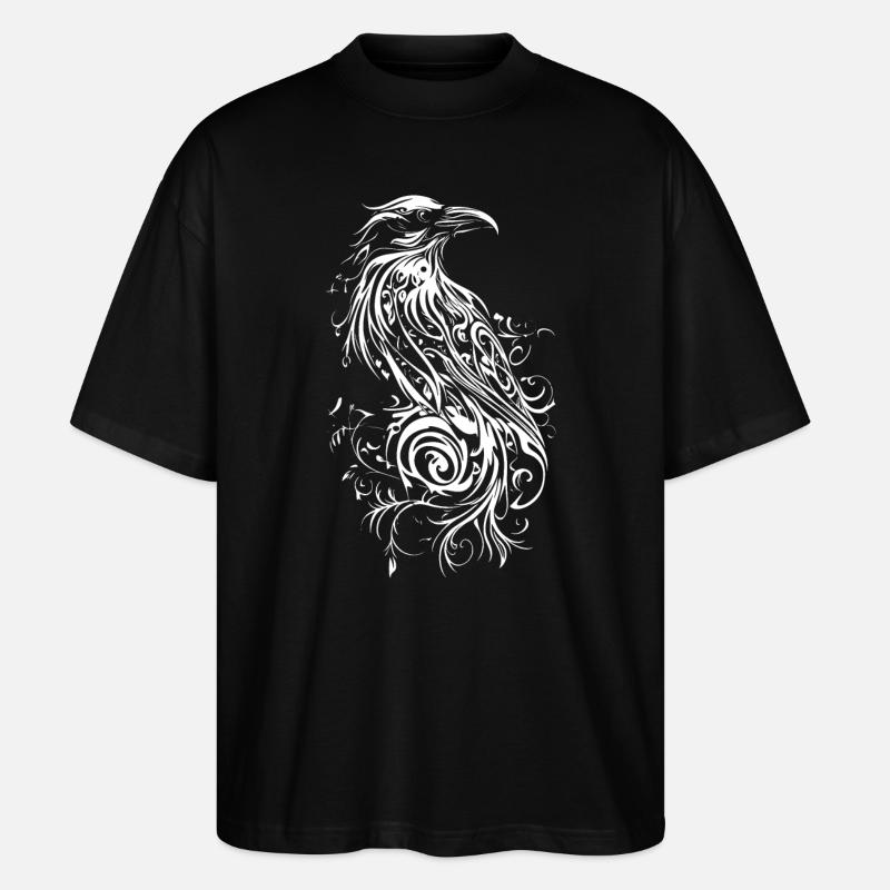 Corbeau - T-shirt bio Blaster 2.0 coupe oversize Stanley/Stella Unisexe - noir